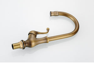 Torneira Gourmet Para Cozinha Monocomando Antique Bronze Rotação 360 - Torneiras Royal