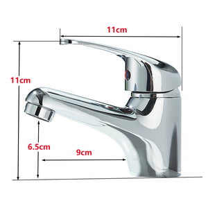 Dimensões e medidas da torneira Royal Signature monocomando para banheiro 11cm altura 9cm comprimento