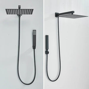 Chuveiro Para Banheiro Com Chuveirinho Manual e Desviador Kit Completo Tamanho 30x30 - Torneiras Royal