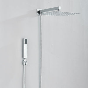 Chuveiro Para Banheiro Com Chuveirinho Manual e Desviador Kit Completo Tamanho 30x30 - Torneiras Royal