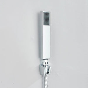 Chuveiro Para Banheiro Com Chuveirinho Manual e Desviador Kit Completo Tamanho 30x30 - Torneiras Royal