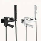 Comparativo das duchas higiênicas com controle duplo preta e cromada