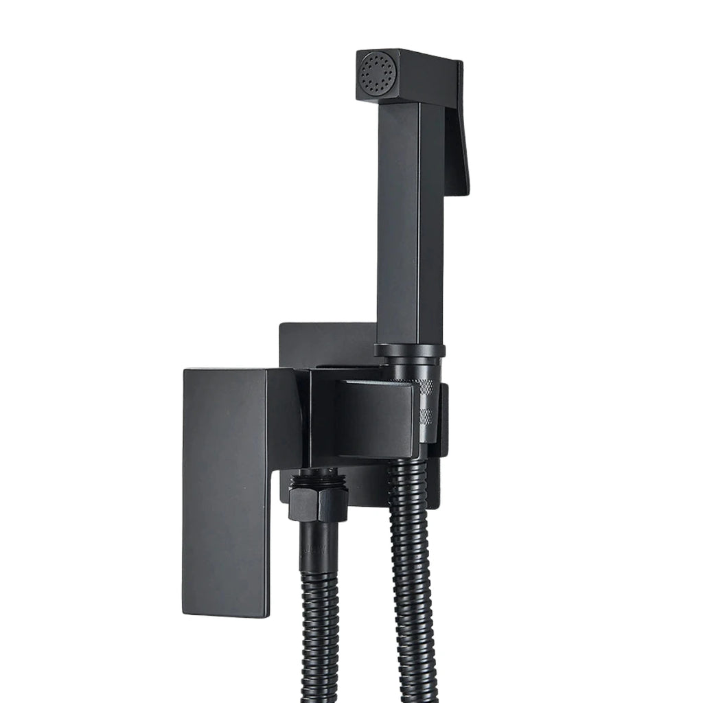 Ducha Higiênica Monocomando Aço Inoxidável - Preto Fosco