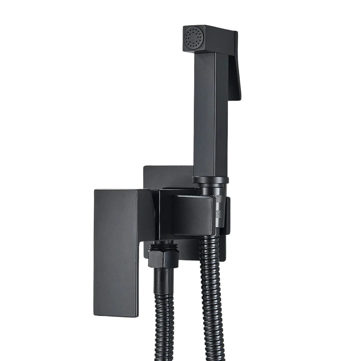 Ducha Higiênica Monocomando Aço Inoxidável - Preto Fosco
