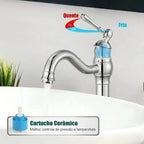 Torneira Bica Alta Gourmet Monocomando Para Banheiro Lavabo - imagem do produto 3