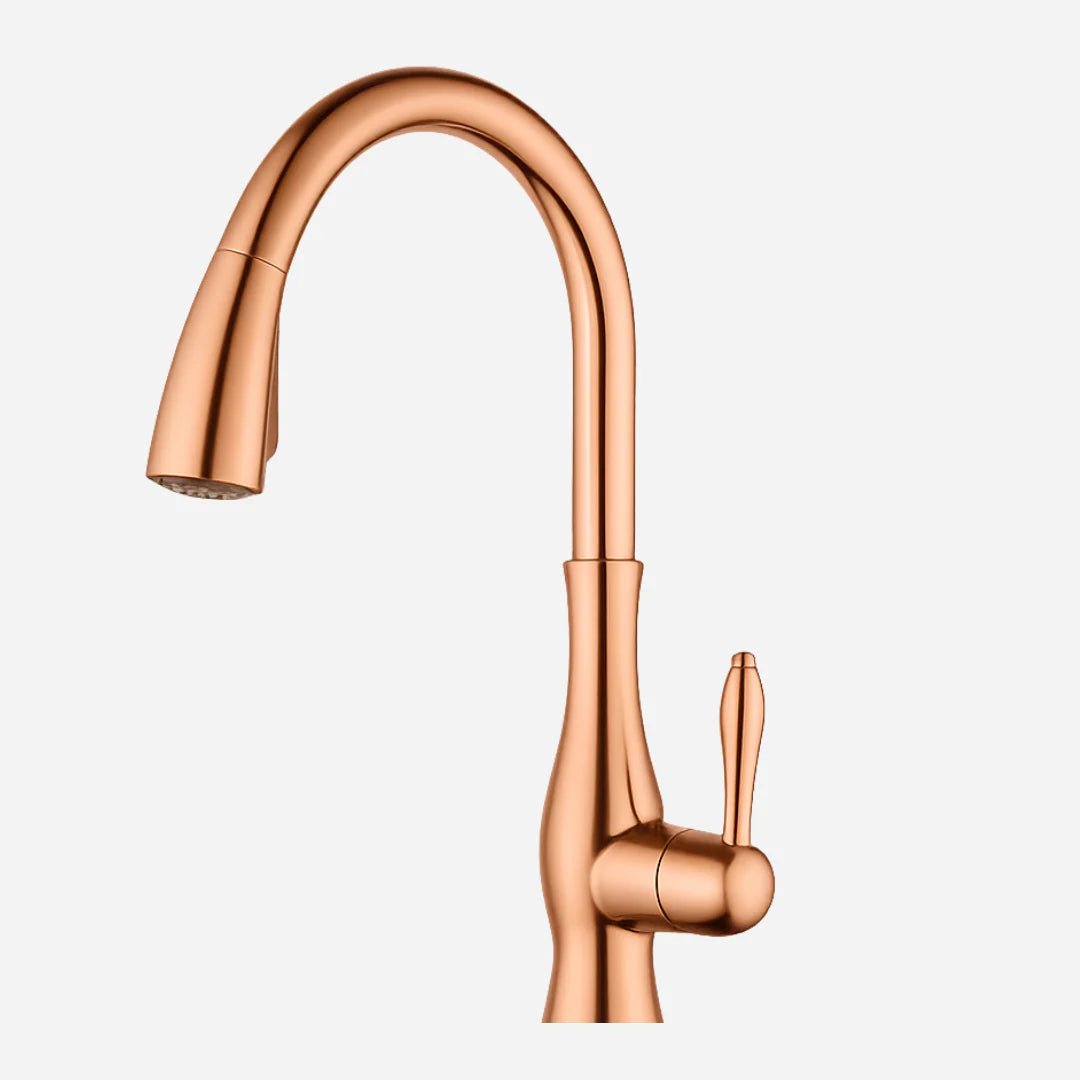 Torneira Para Cozinha Monocomando Misturador Gourmet Extensível Royal Class - rosé