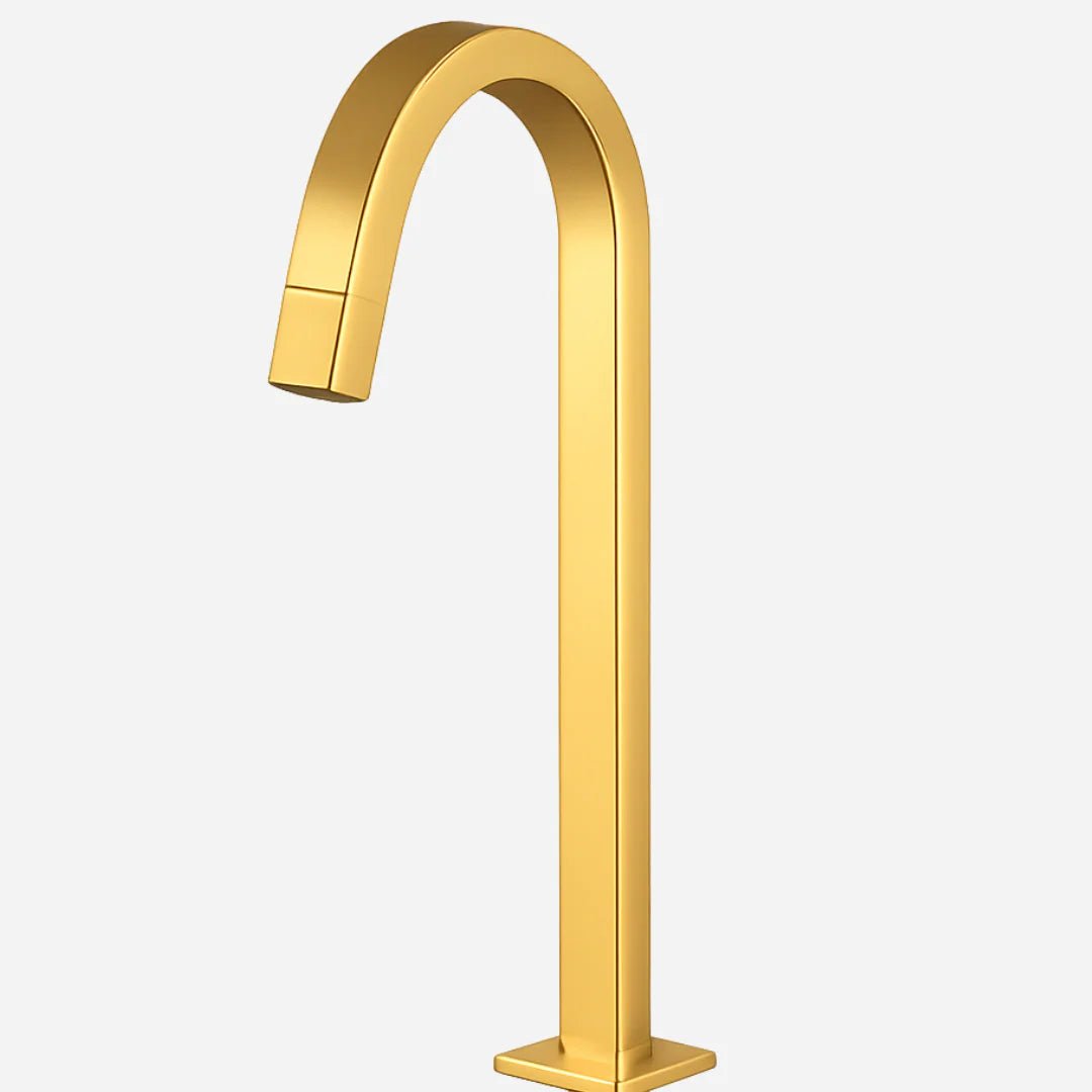 Torneira Para Banheiro Monocomando Bica Alta Elegance - Dourado