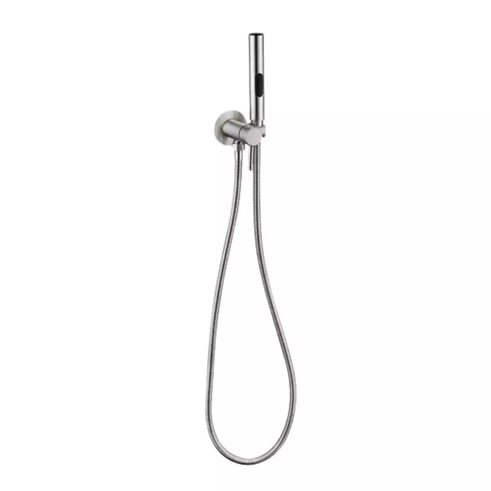 Ducha Higiênica Para Banheiro Aço Inox 304 Deluxe Royal Orion - Níquel Escovado