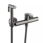 Ducha Higiênica Para Banheiro Com Misturador Água Quente e Fria Aço Inox 304 Royal Neo - Grafite