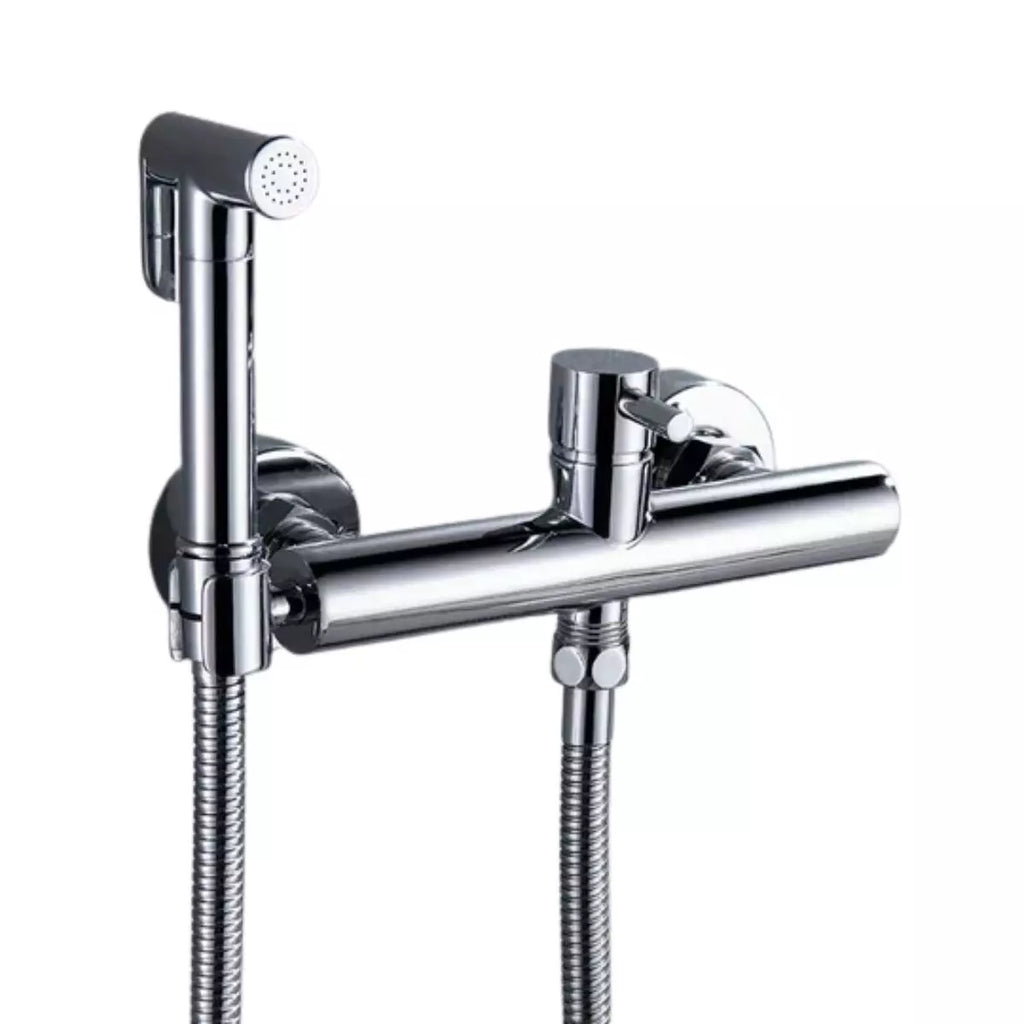 Ducha Higiênica Para Banheiro Com Misturador Água Quente e Fria Aço Inox 304 Royal Neo - Cromado