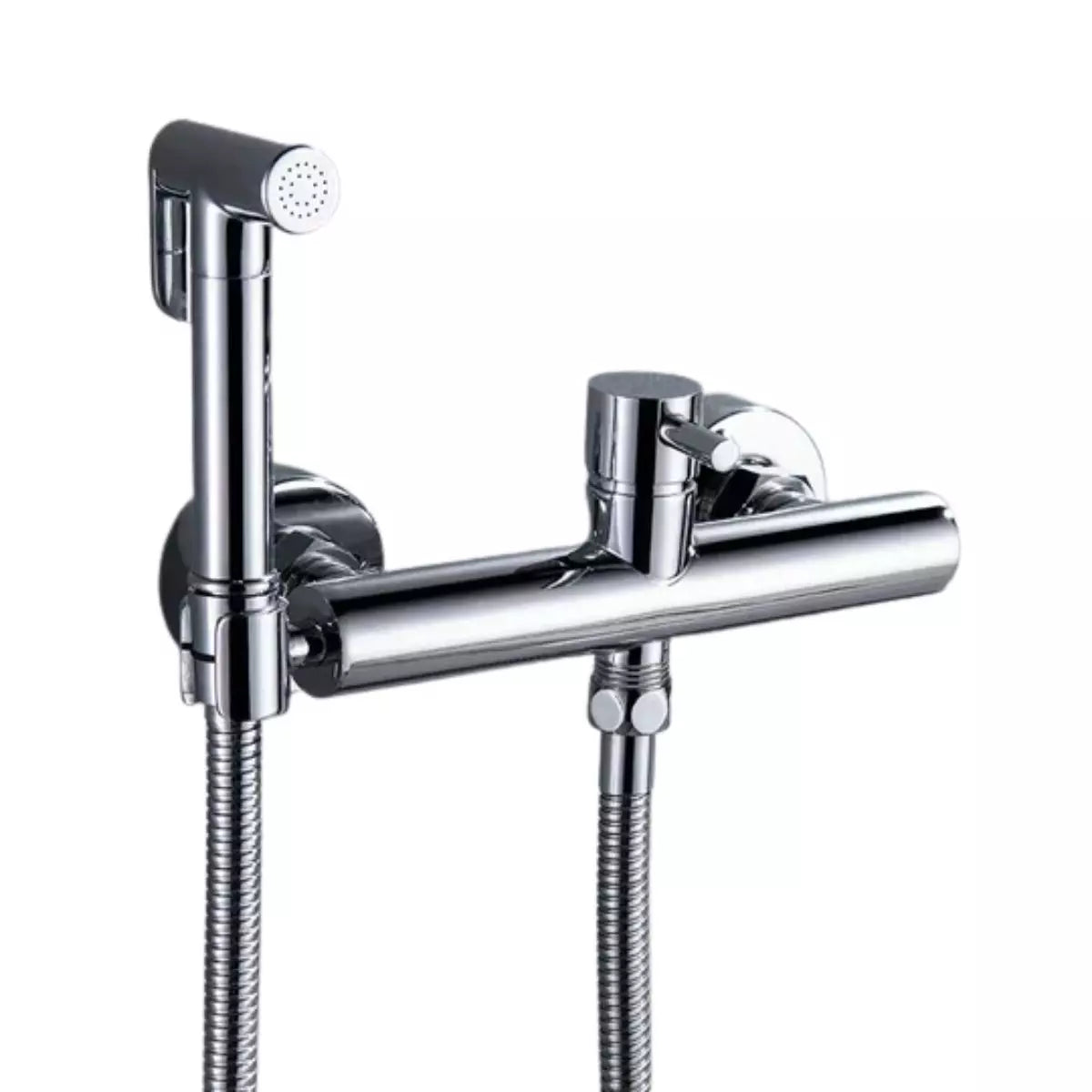 Ducha Higiênica Para Banheiro Com Misturador Água Quente e Fria Aço Inox 304 Royal Neo - Cromado