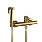 Ducha Higiênica Para Banheiro Com Misturador Água Quente e Fria Aço Inox 304 Royal Neo - Dourado