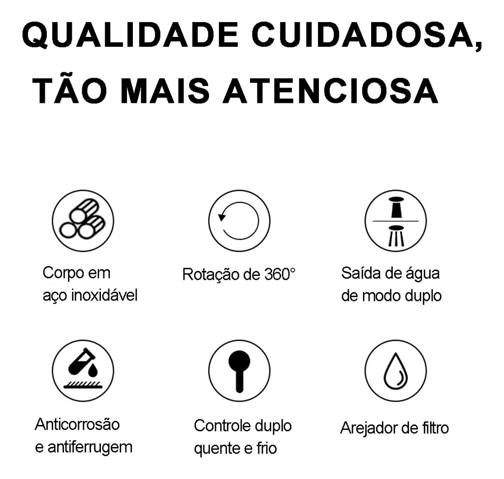 Torneira Para Cozinha De Parede Monocomando - imagem do produto 8