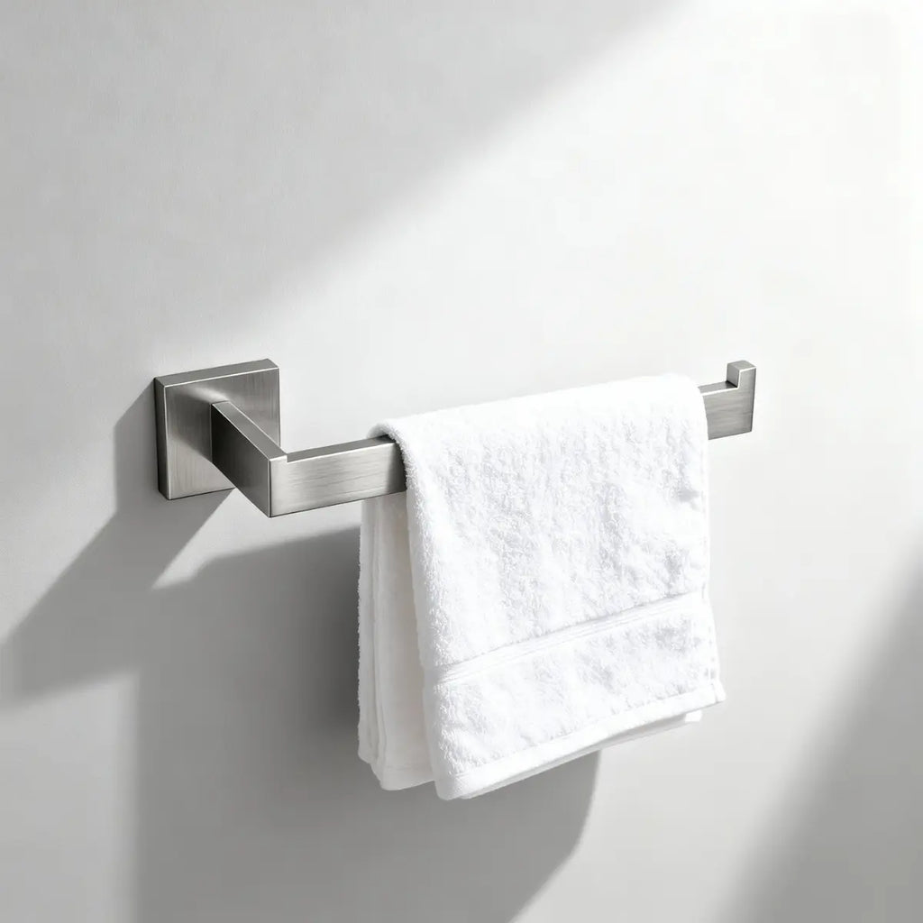 Kit Acessórios Metais Para Banheiro Inox - Porta Toalha De Mão