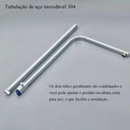 Chuveiro De Parede Com Desviador Conjunto Completo 3 em 1 - imagem do produto 8