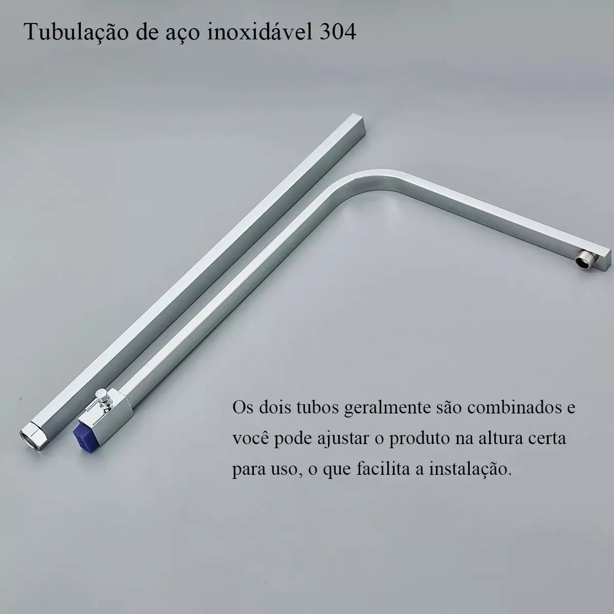 Chuveiro De Parede Com Desviador Conjunto Completo 3 em 1 - imagem do produto 8