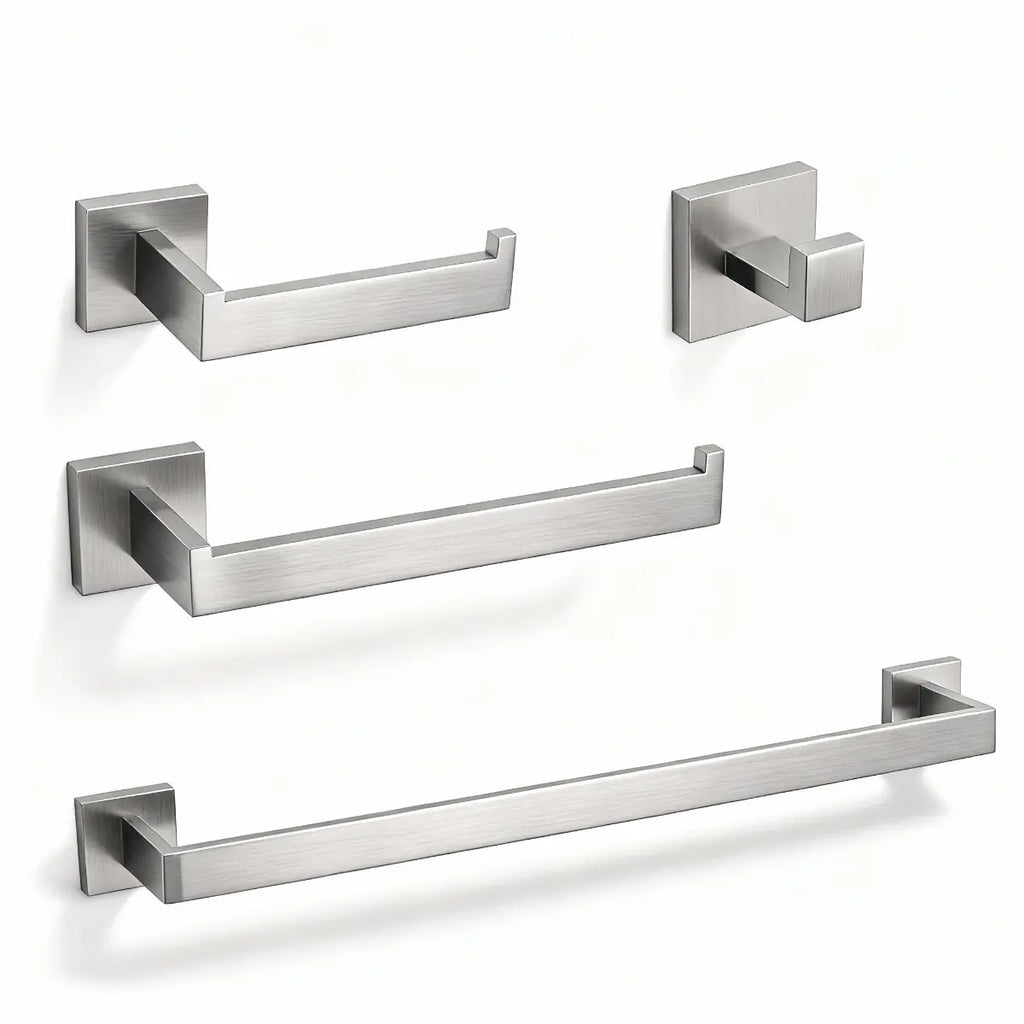 Kit Acessórios Metais Para Banheiro Inox - foto principal