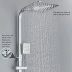 Chuveiro De Parede Com Desviador Conjunto Completo 3 em 1 - imagem do produto 3