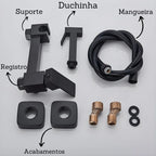 Ducha Higiênica Para Banheiro 100% Metal Com Suporte Acoplado Royal Square - imagem do produto 3