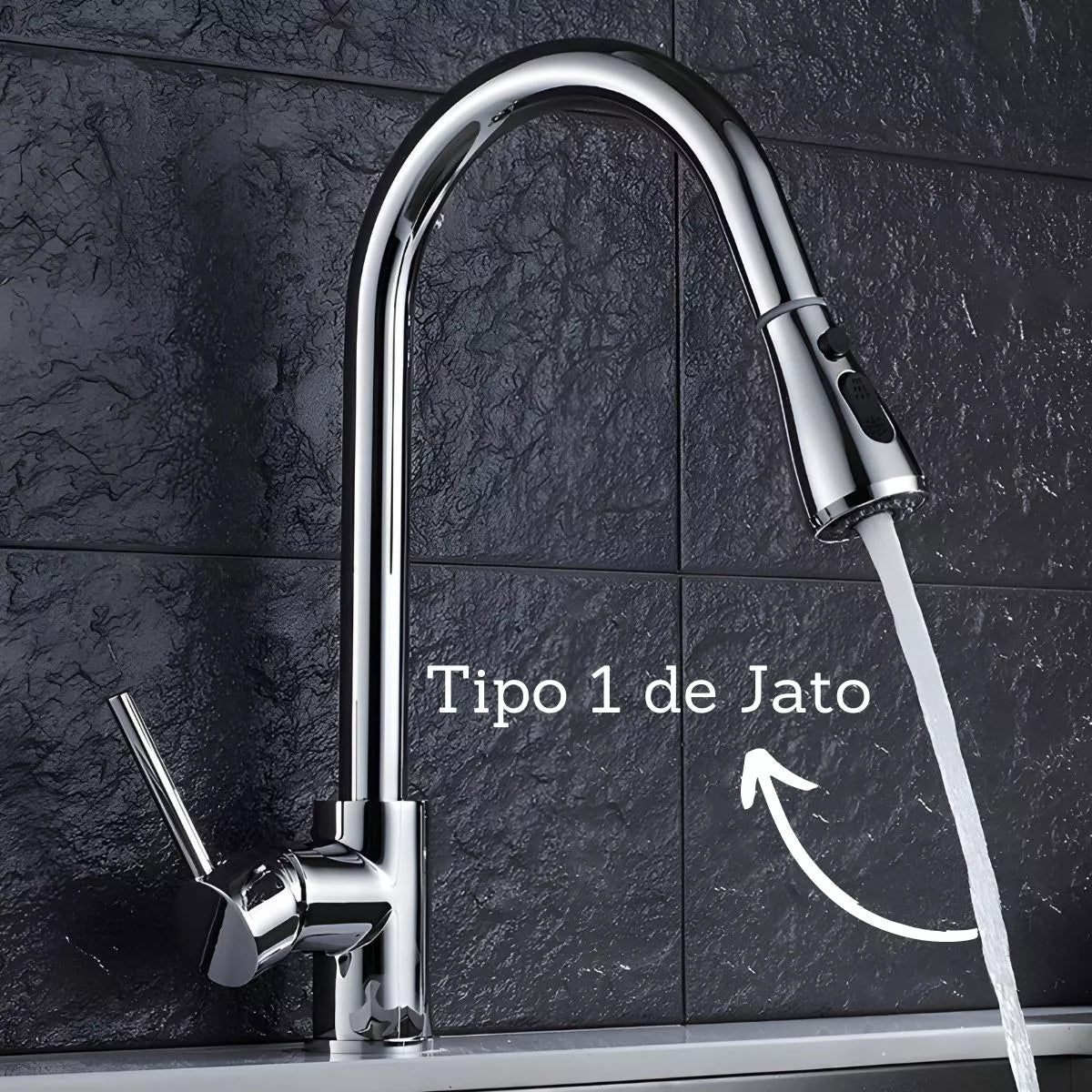 Torneira Para Cozinha Flexível Gourmet - imagem do produto 8
