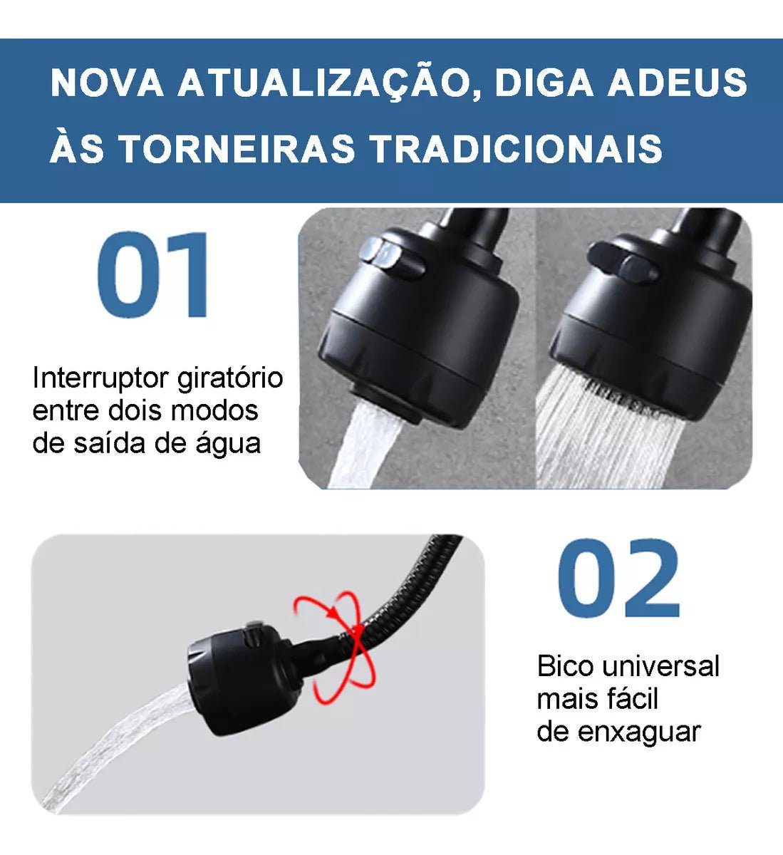 Torneira Para Cozinha De Parede Monocomando - imagem do produto 6