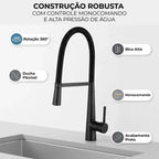 Torneira Para Cozinha Monocomando Pull-Out Royal Valence - imagem do produto 3