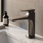 Torneira Para Banheiro Monocomando Lavabo Modelo Royal Atlas - Cinza Grafite