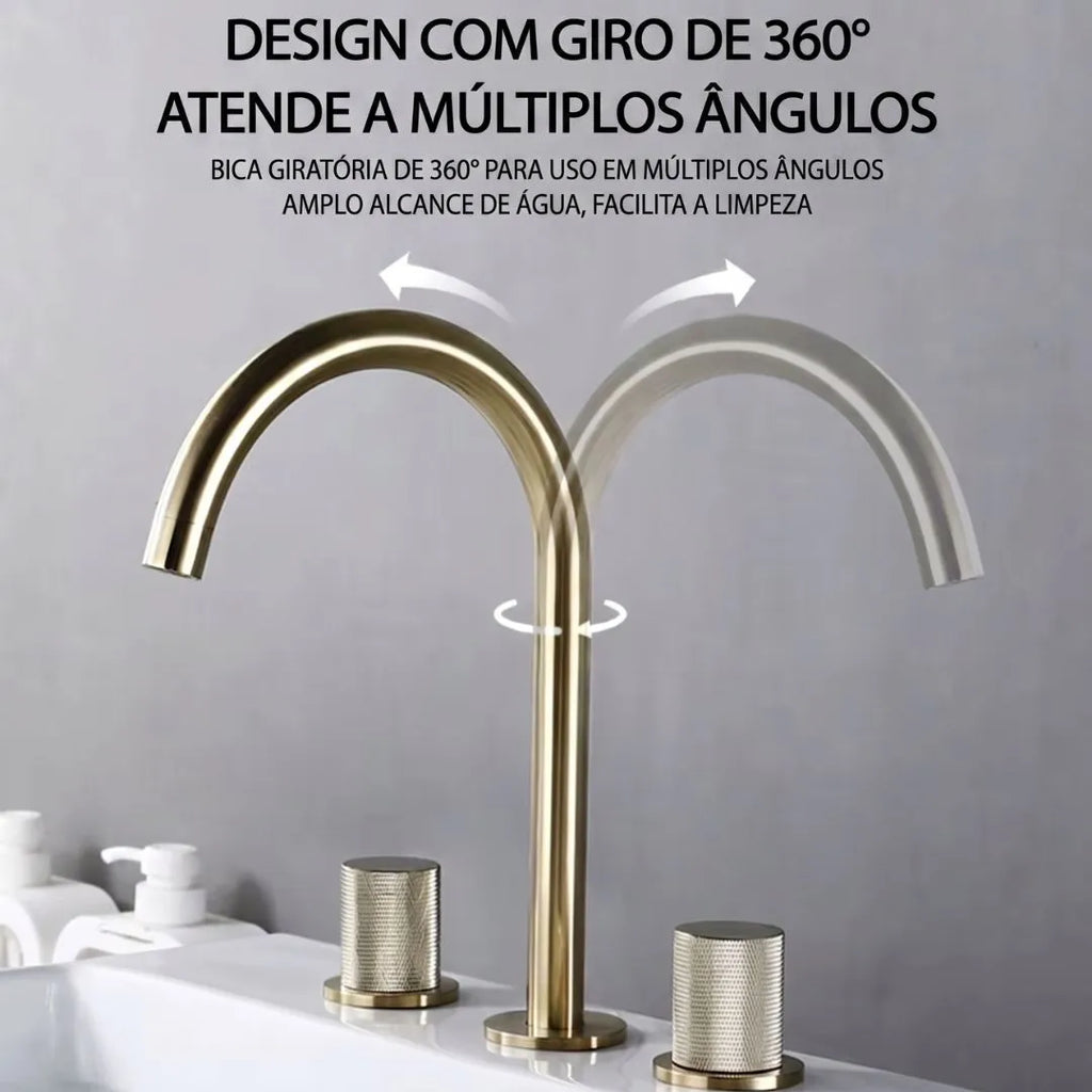 Torneira Para Banheiro Misturador Royal Mist - imagem do produto 3