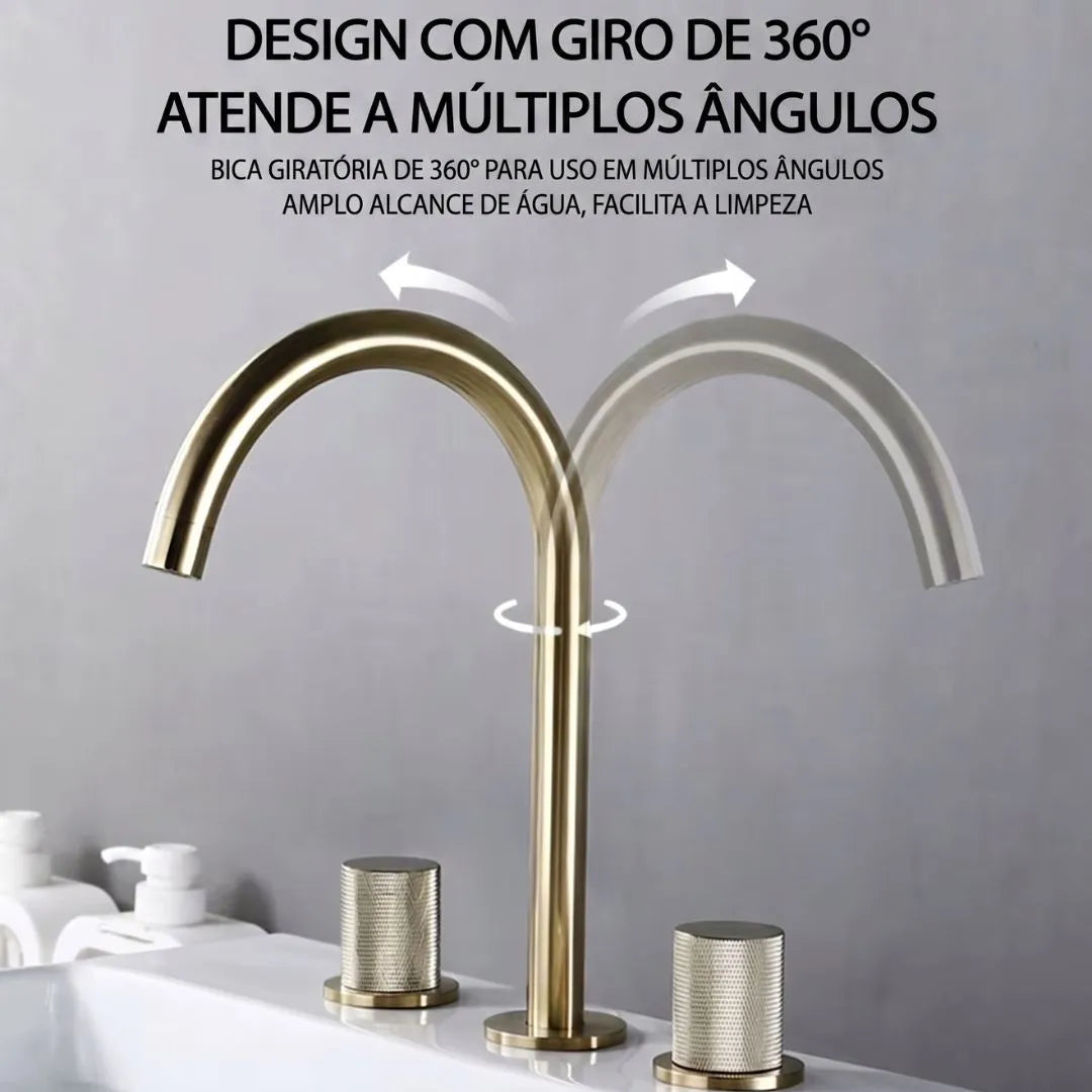Torneira Para Banheiro Misturador Royal Mist - imagem do produto 3