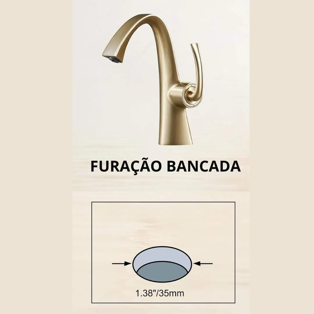 Torneira Monocomando Para Banheiro Misturador Matteo - imagem do produto 2