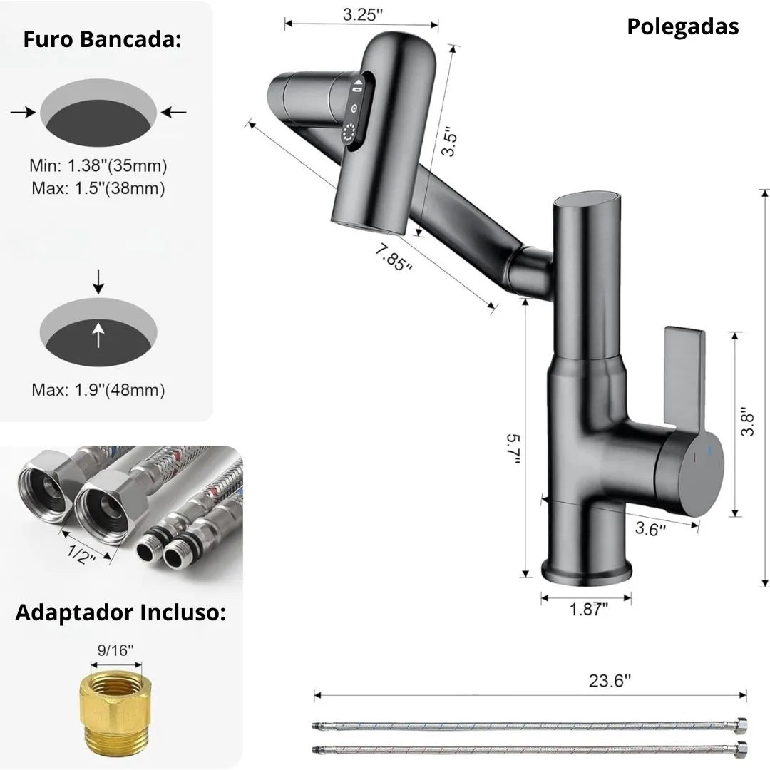Torneira Monocomando Com Sensor De Temperatura - imagem do produto 2