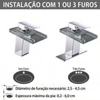 Torneira Para Banheiro Cascata Gourmet Monocomando AquaGlam - imagem do produto 3