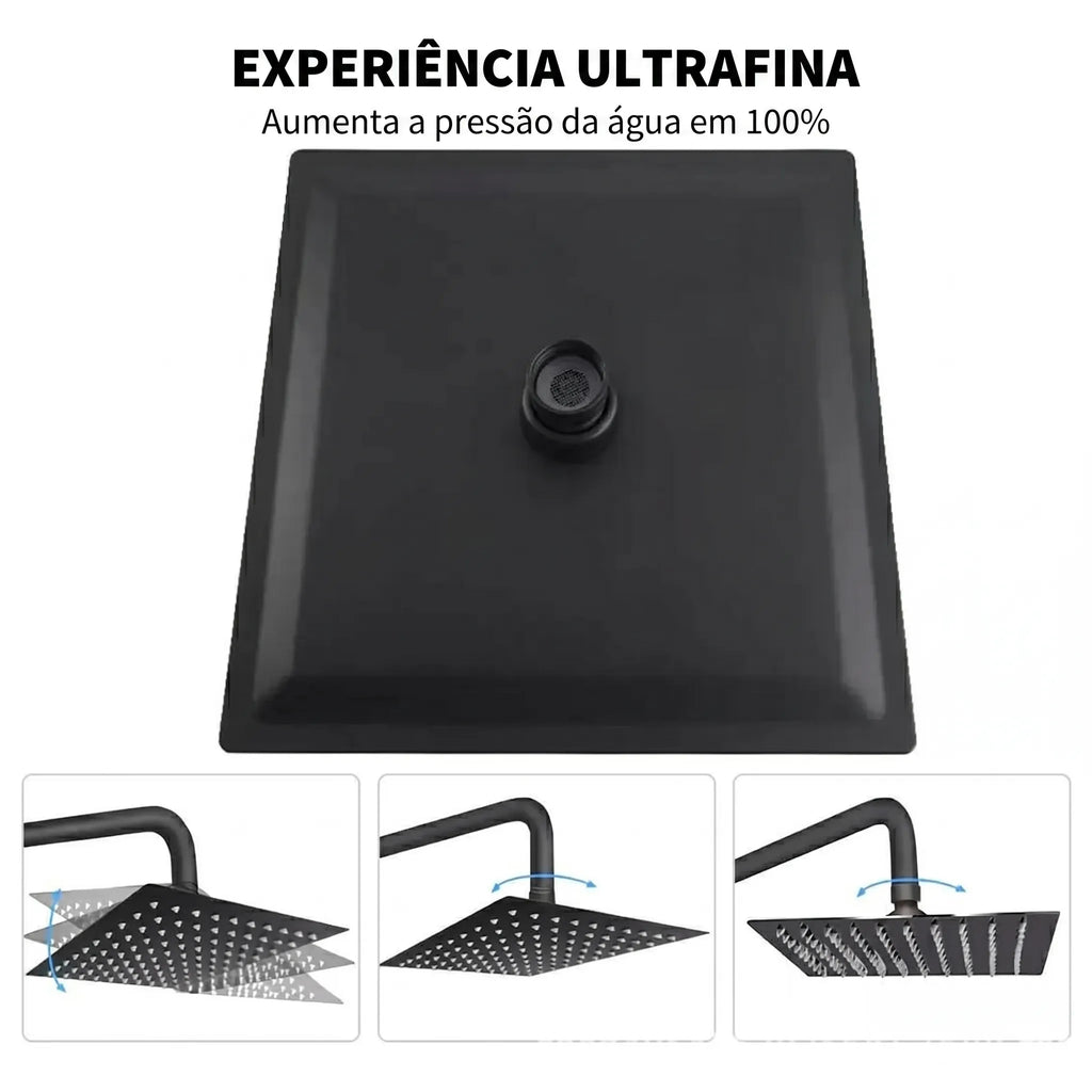Chuveiro Para Banheiro Quadrado Royal Prime - imagem do produto 4