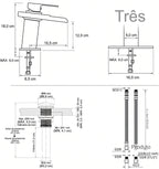 Torneira Para Banheiro Cascata Gourmet Monocomando AquaGlam - imagem do produto 4