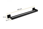 Porta Toalhas Para Banheiro Conjunto Completo Veneza Preto Fosco - imagem do produto 9