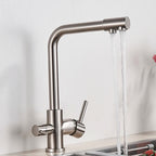 Torneira Para Cozinha Com Filtro Monocomando Misturador Royal Orsay - Níquel Escovado