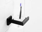 Porta Toalhas Para Banheiro Conjunto Completo Veneza Preto Fosco - imagem do produto 5