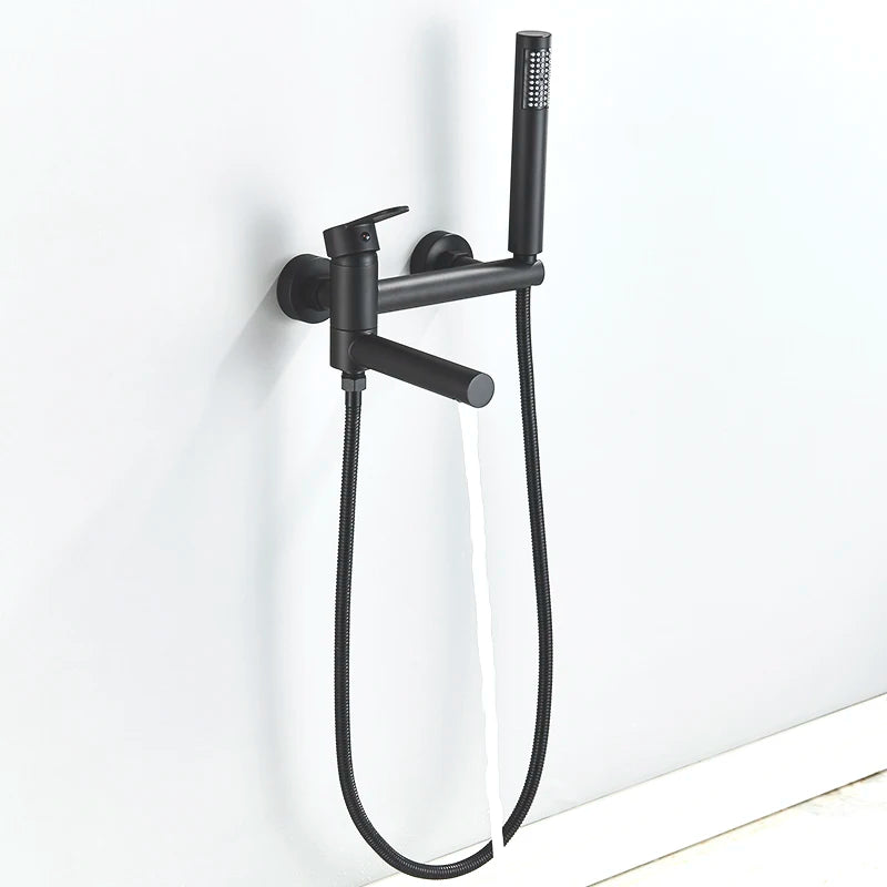 Ducha higiênica para banheiro preta monocomando misturador controle duplo ducha de banheiro Torneiras Royal
