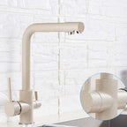 Torneira Para Cozinha Com Filtro Monocomando Misturador Royal Orsay - Bege Pontilhado