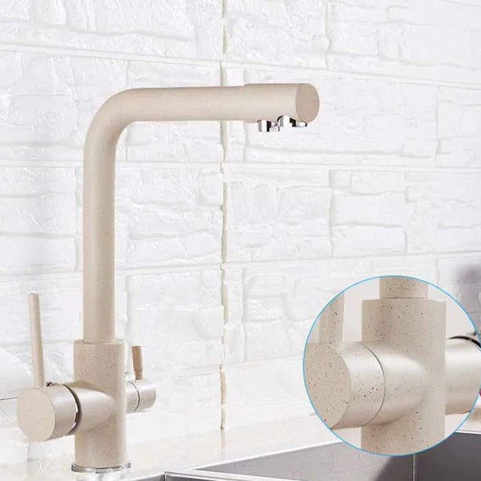 Torneira Para Cozinha Com Filtro Monocomando Misturador Royal Orsay - Bege Pontilhado