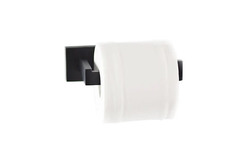 Porta Toalhas Para Banheiro Conjunto Completo Veneza Preto Fosco - imagem do produto 16