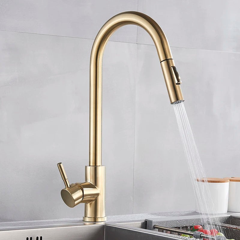 Torneira Para Cozinha Monocomando Gourmet - Dourado
