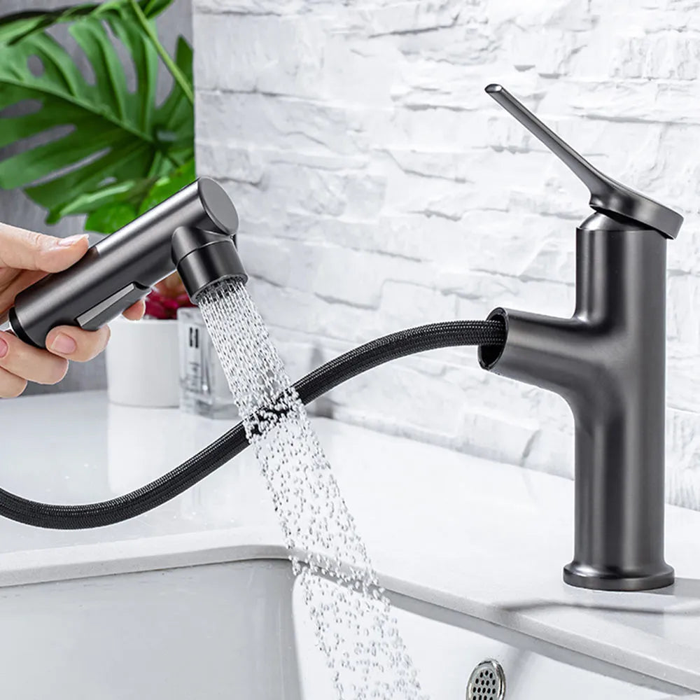 Torneira Para Banheiro Monocomando Misturador 3 Funções Com Bica Extensível Inox 304 - imagem do produto 3
