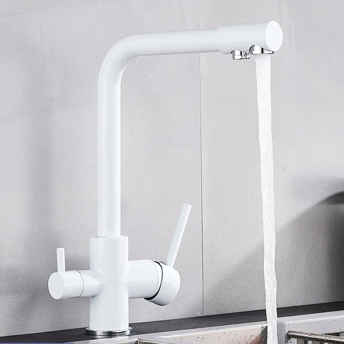 Torneira Para Cozinha Com Filtro Monocomando Misturador Royal Orsay - Branco