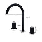 Torneira Para Banheiro Misturador Royal Mist - Preto Fosco