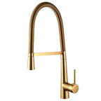 Torneira Para Cozinha Monocomando Pull-Out Royal Valence - Dourado