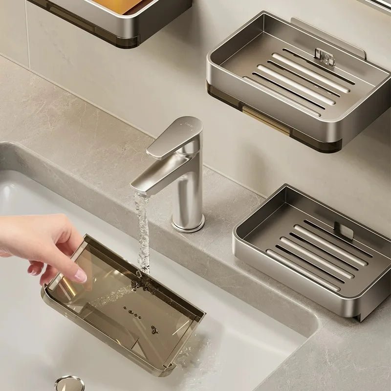Porta Sabonete De Parede Para Banheiro Inox - imagem do produto 4