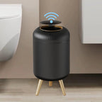 Lixeira Para Banheiro Moderna Com Sensor Inteligente - Preto 10L