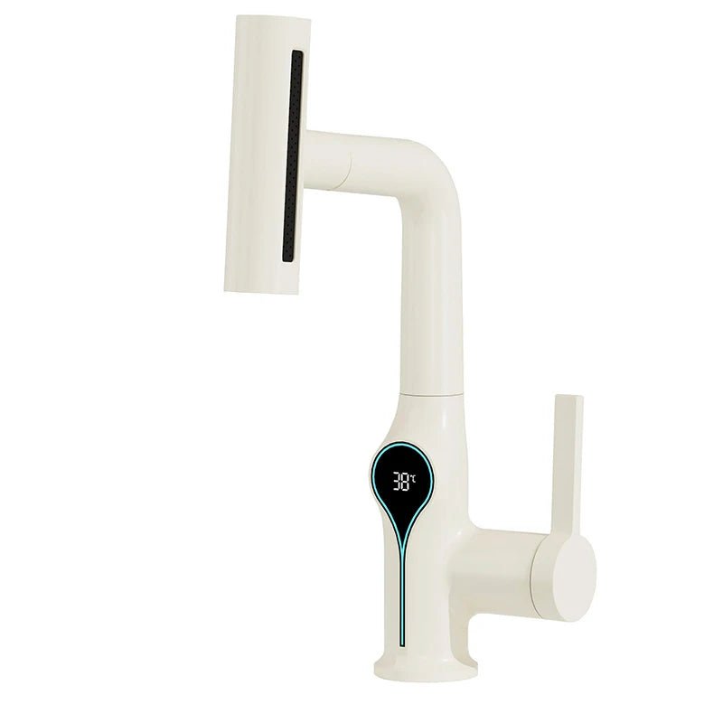Torneira Para Banheiro Monocomando Misturador Cascata Com Display Digital Royal Clear - Torneira Para Banheiro