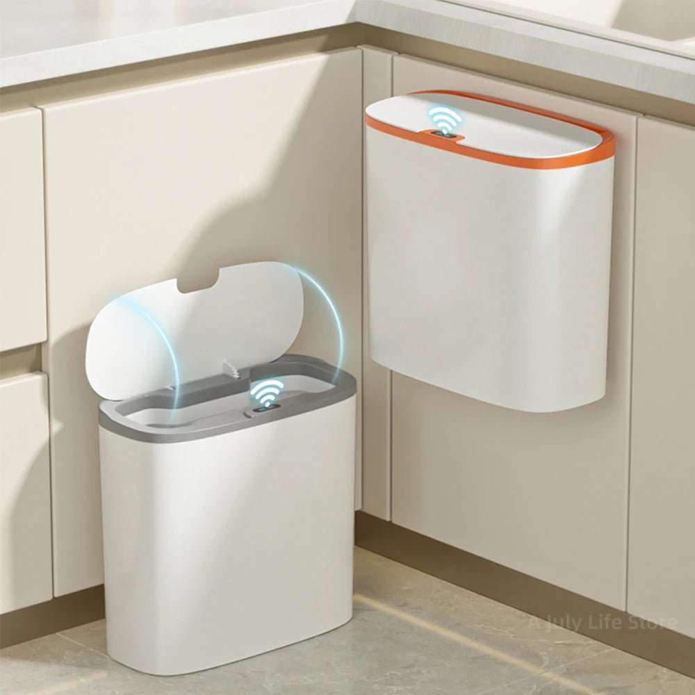 Lixeira Automática Para Banheiro Com Sensor - imagem do produto 8